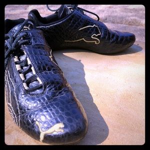 Stylish Puma sneakers in Croco-leather